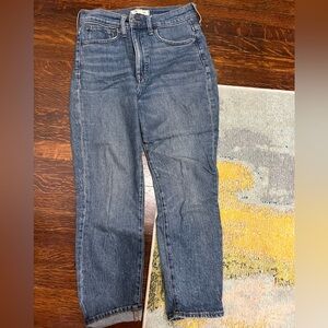 Madewell Classic Straight Jeans 27 Coldbrook Wash Medium Rinse Denim